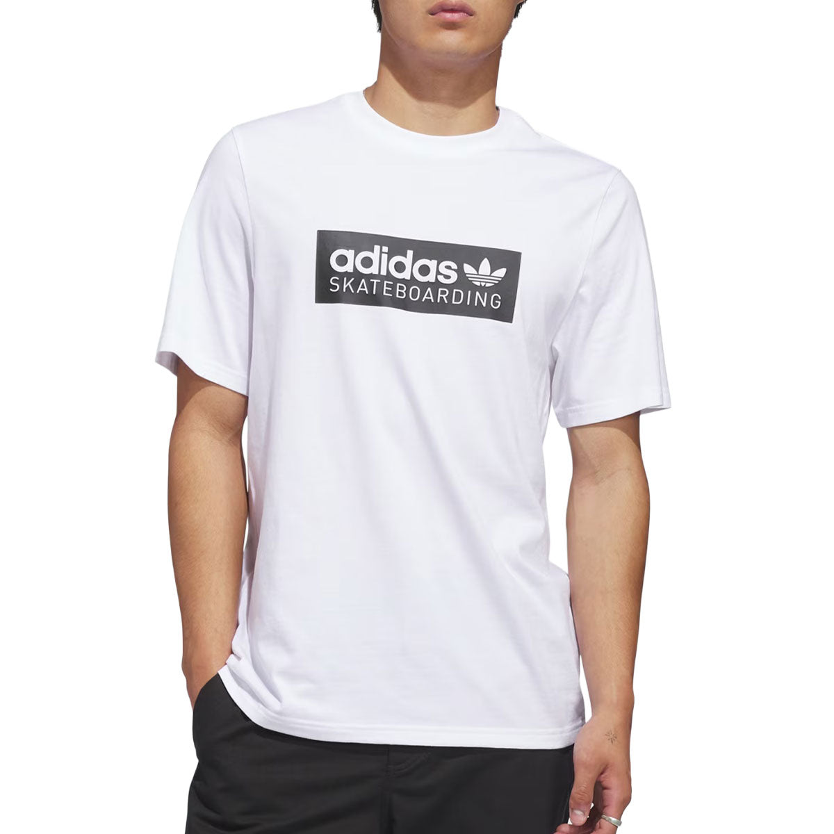 Adidas Skate Logo T-Shirt - White image 2