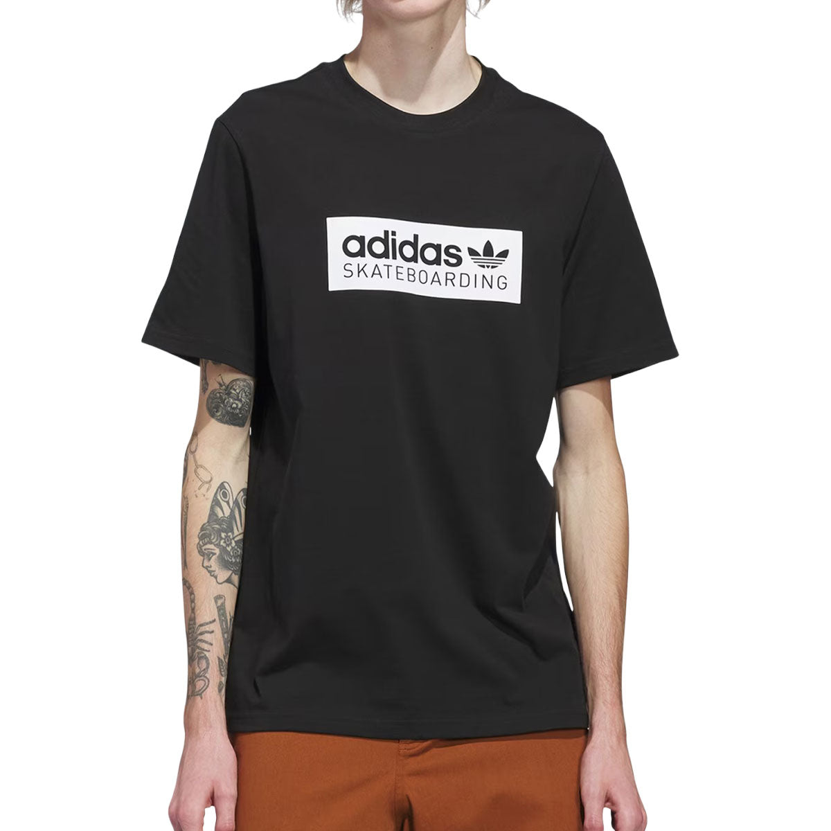 Adidas Skate Logo T-Shirt - Black image 2