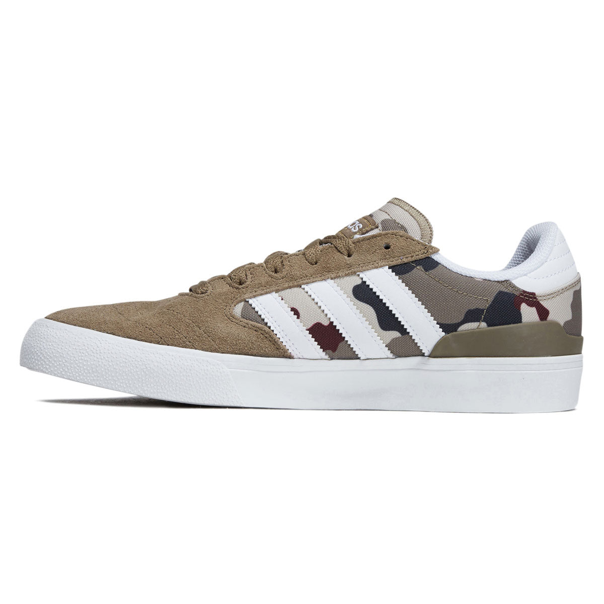 Adidas Busenitz Vulc II Shoes - Khaki/Ftwr White/Aurora Ink image 2