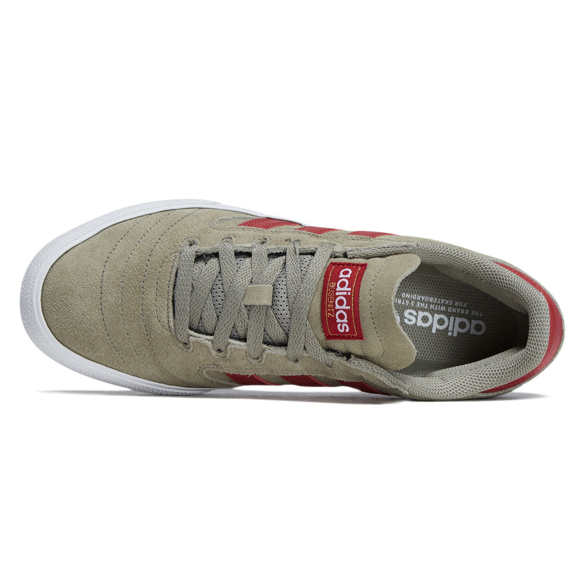 Adidas Busenitz Vulc II Shoes - Silver Pebble/Team Victory Red/Ftwr White image 3