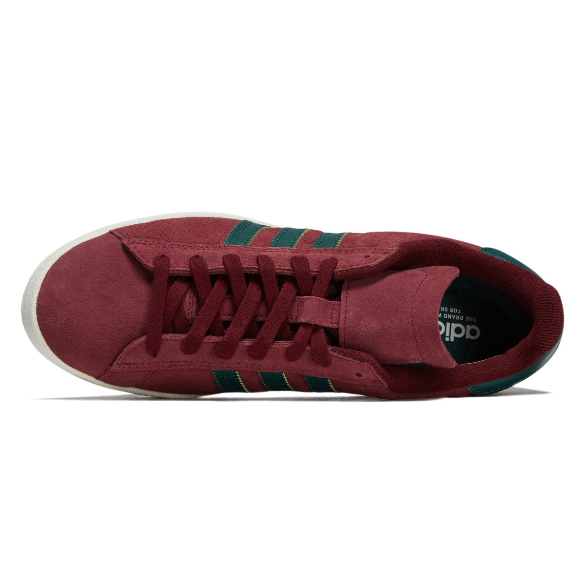 Adidas Campus ADV Shoes - Shadow Red/Court Green/Chalk White image 3