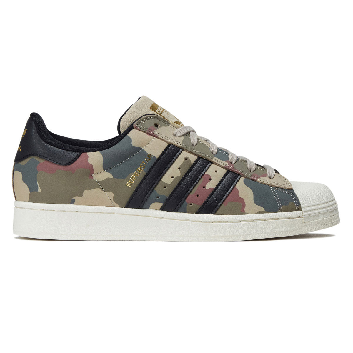 Adidas Superstar ADV Shoes - Khaki/Core Black/Chalk White image 1