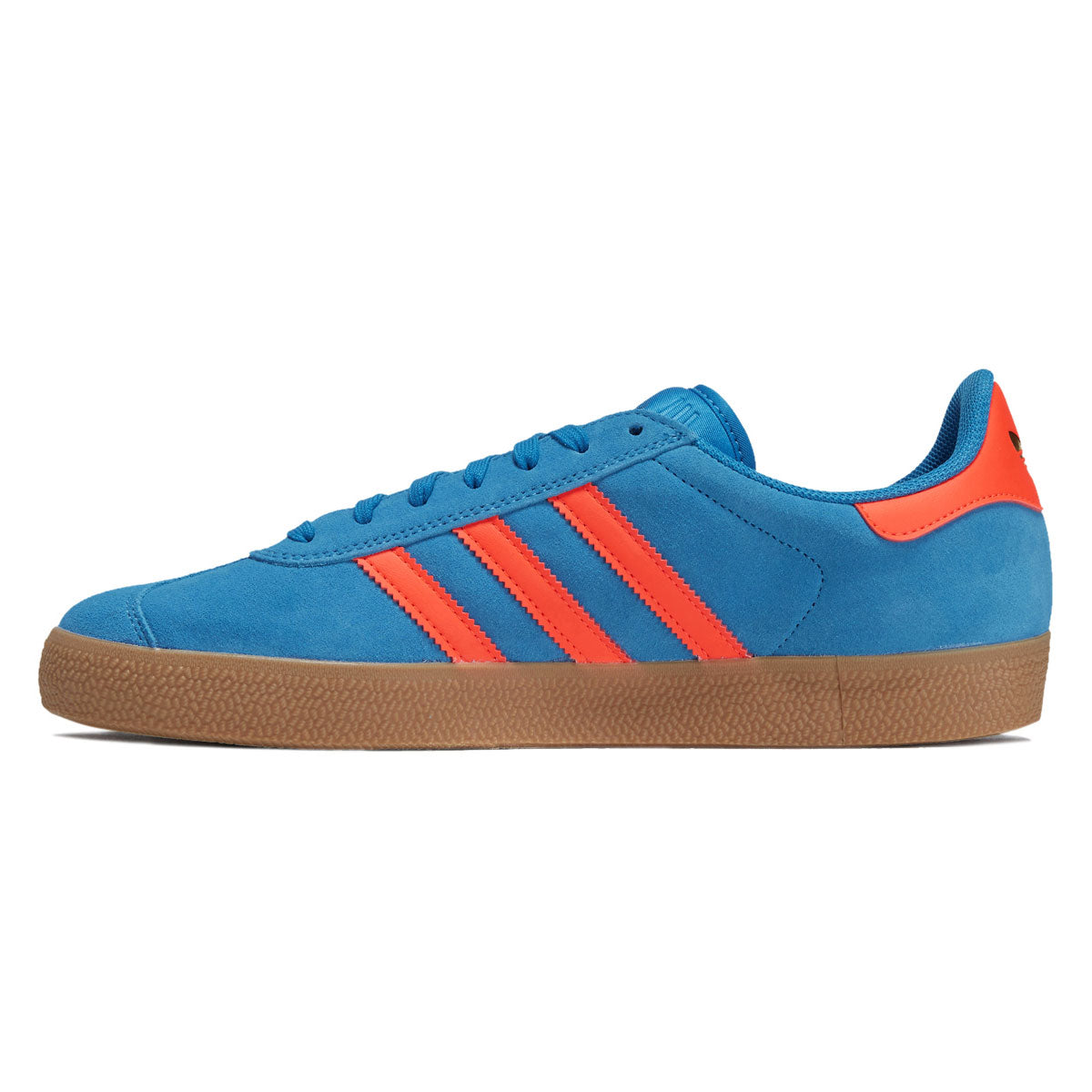 Adidas Gazelle ADV Shoes - Bright Blue/Solar Red/Gum image 2