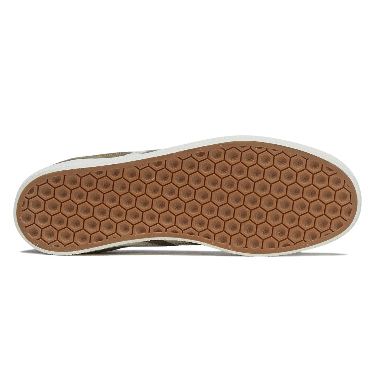 Adidas Gazelle ADV Shoes - Olive Strata/Chalk White/Gold Metallic image 4