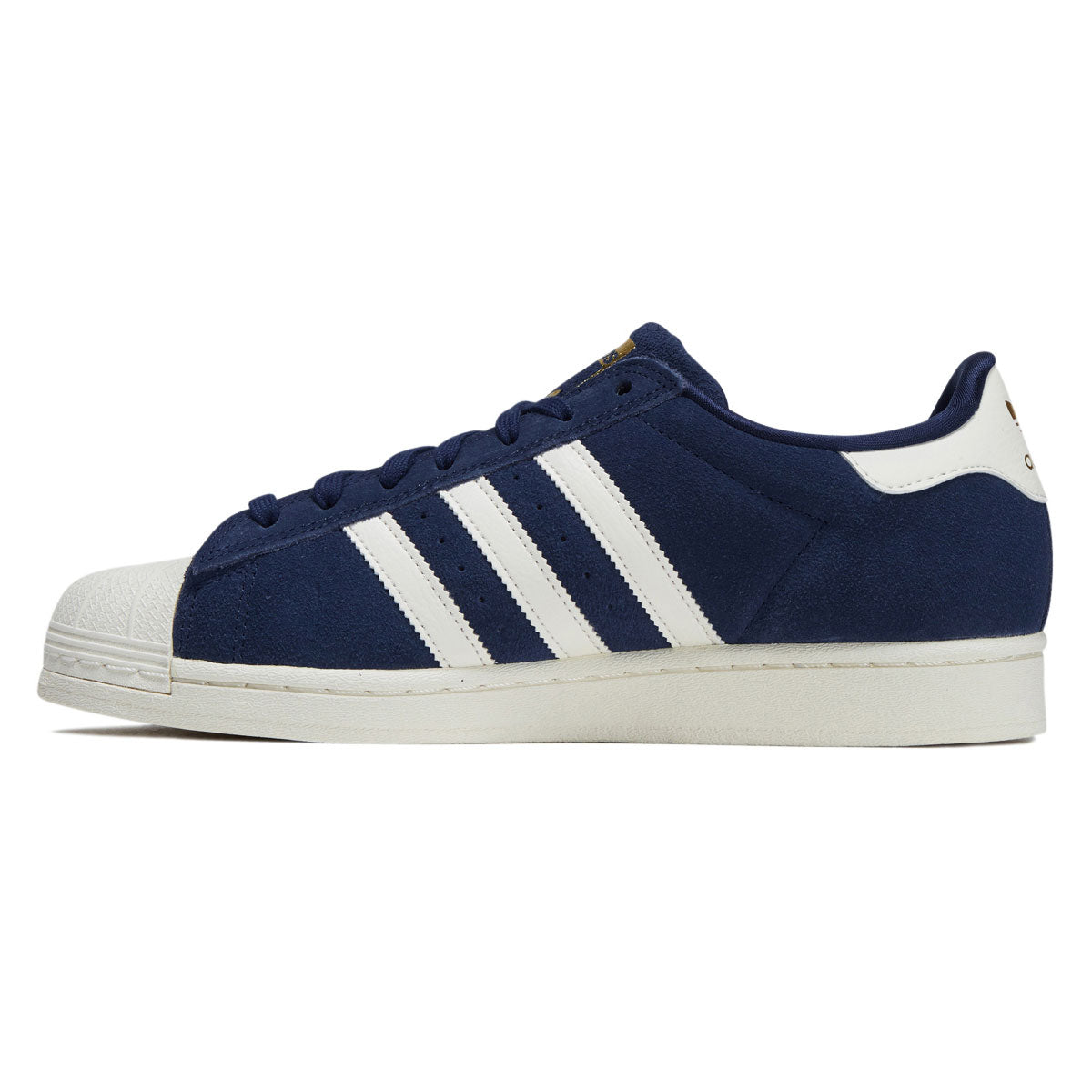 Adidas Superstar ADV Shoes - Dark Blue/Chalk White/Gold Metallic image 2