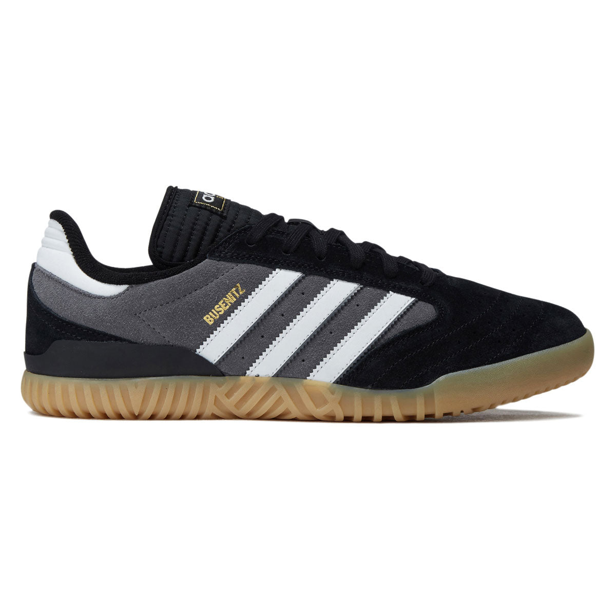 Adidas Busenitz Indoor Super Shoes - Core Black/Crystal White/Grey image 1