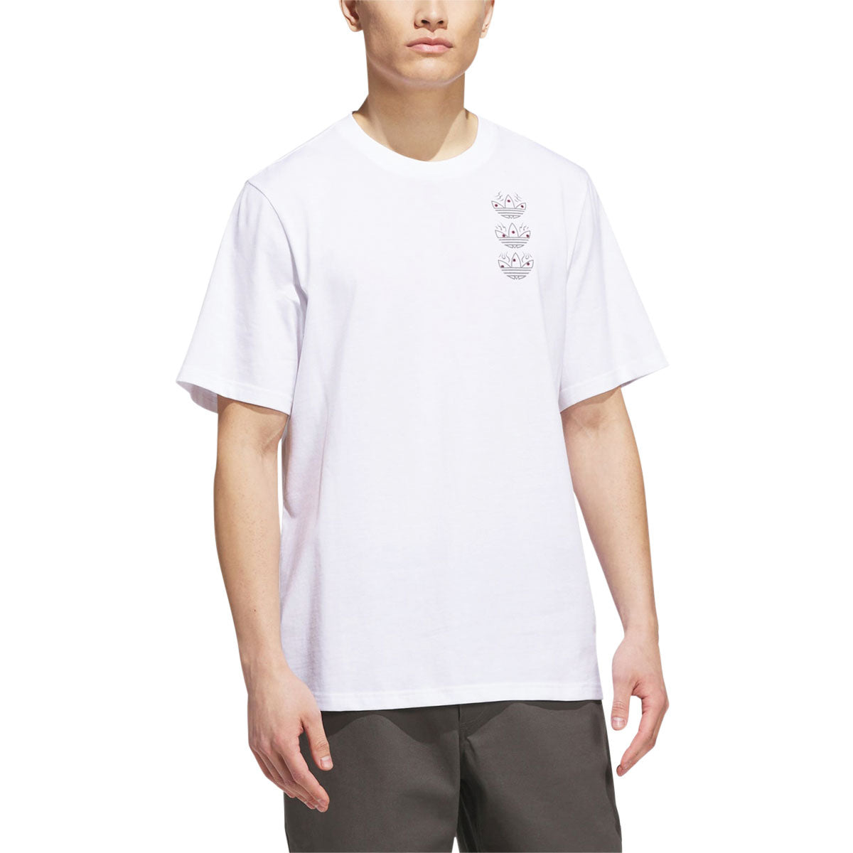 Adidas TOS Curb T-Shirt - White/Multicolor image 3