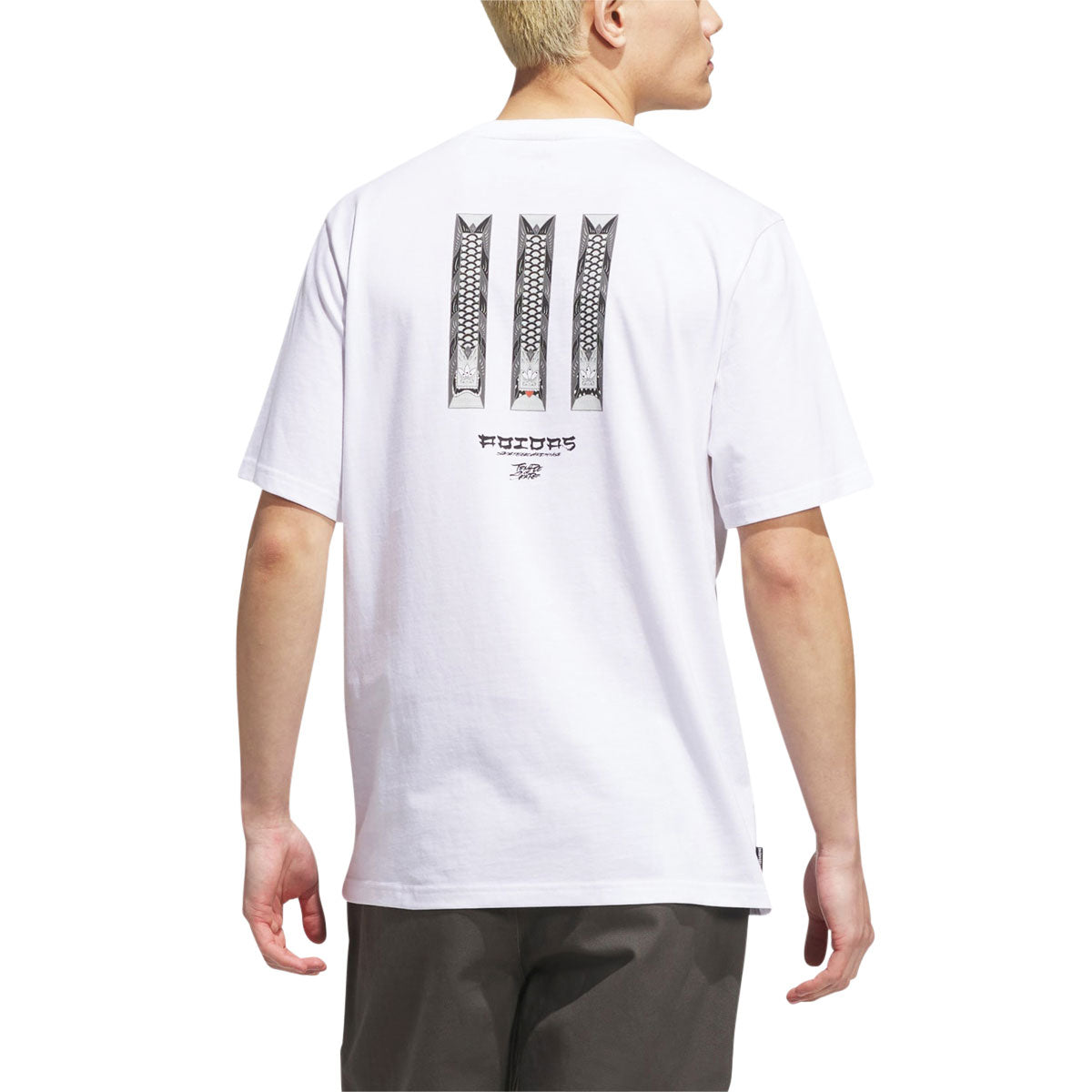 Adidas TOS Curb T-Shirt - White/Multicolor image 4