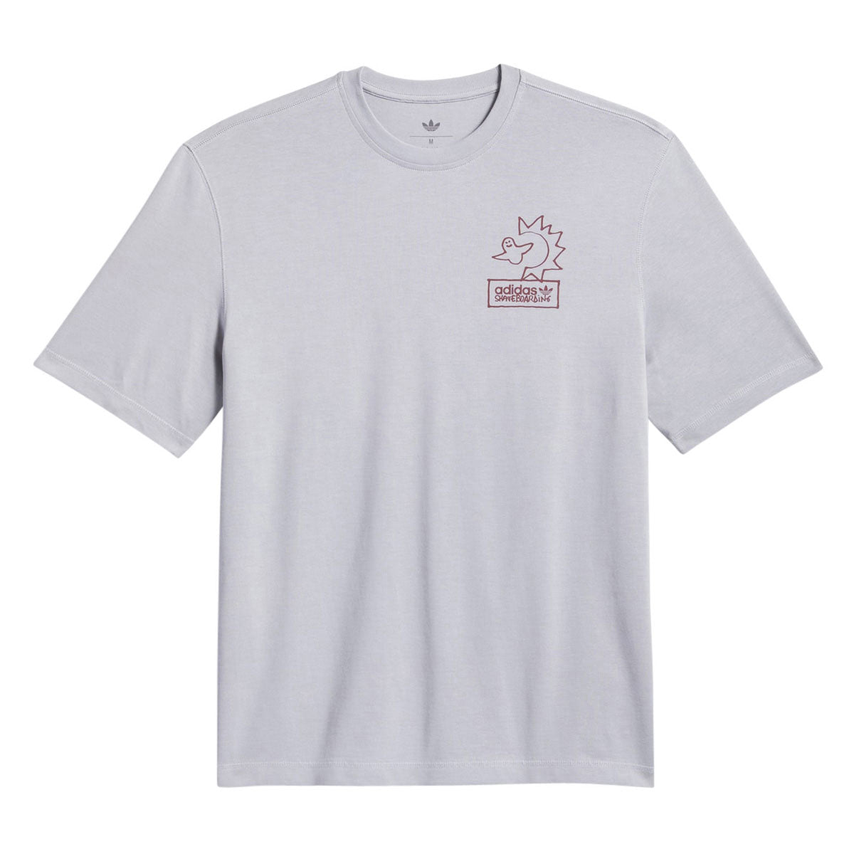 Adidas Gonz Na T-Shirt - Halo Silver/Shadow Red image 1