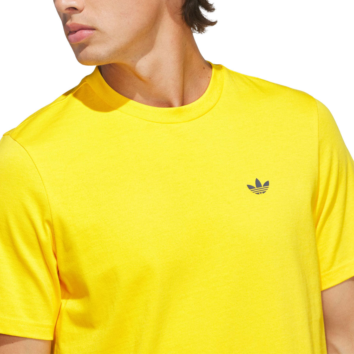 Adidas 4.0 Logo T-Shirt - Crew Yellow/Aurora Ink image 3