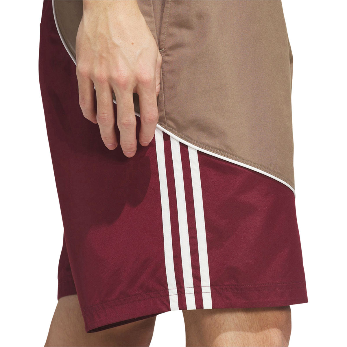 Adidas FSBS Offside Shorts - Khaki/Shadow Red/White image 5
