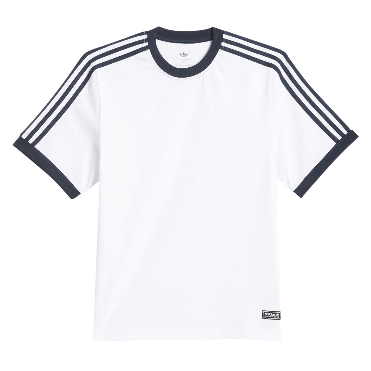 Adidas FSBS Ringer T-Shirt - White/Aurora Ink image 1