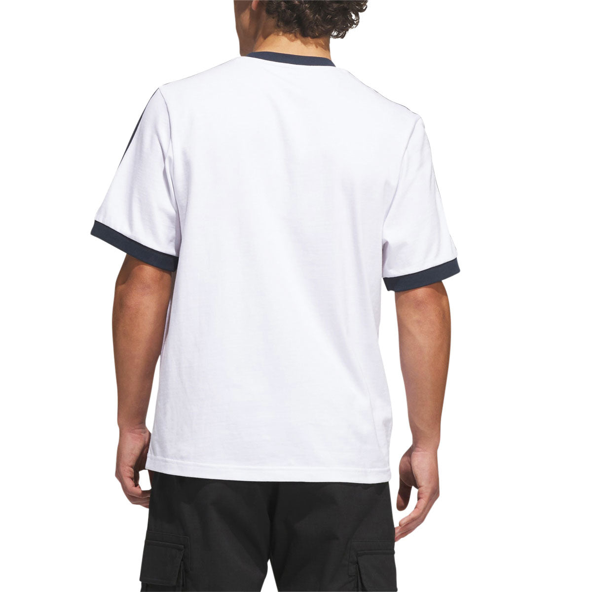 Adidas FSBS Ringer T-Shirt - White/Aurora Ink image 3