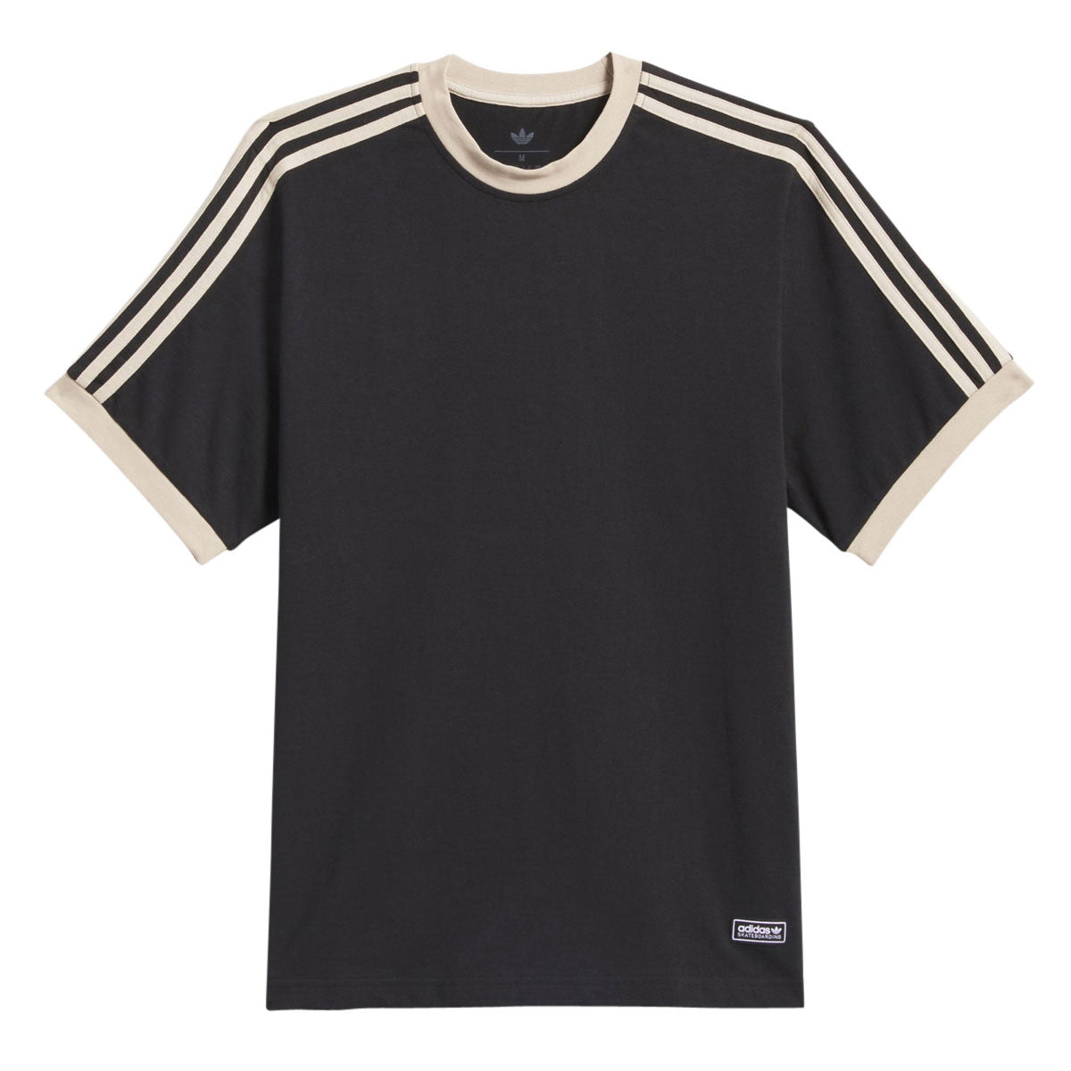 Adidas FSBS Ringer T-Shirt - Black/Khaki image 1