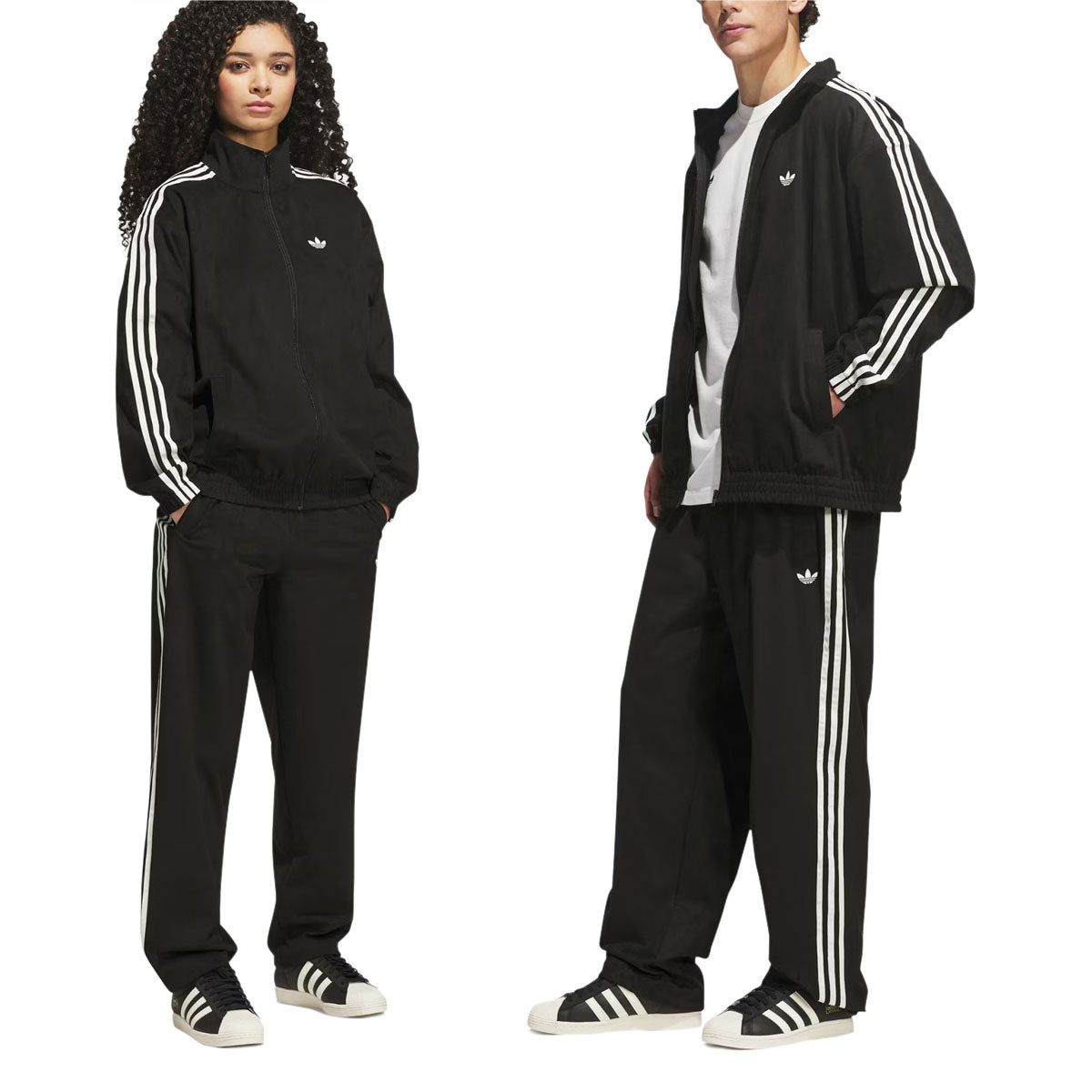Adidas Vintage Superfire Track Pants - Black/Cream White image 4