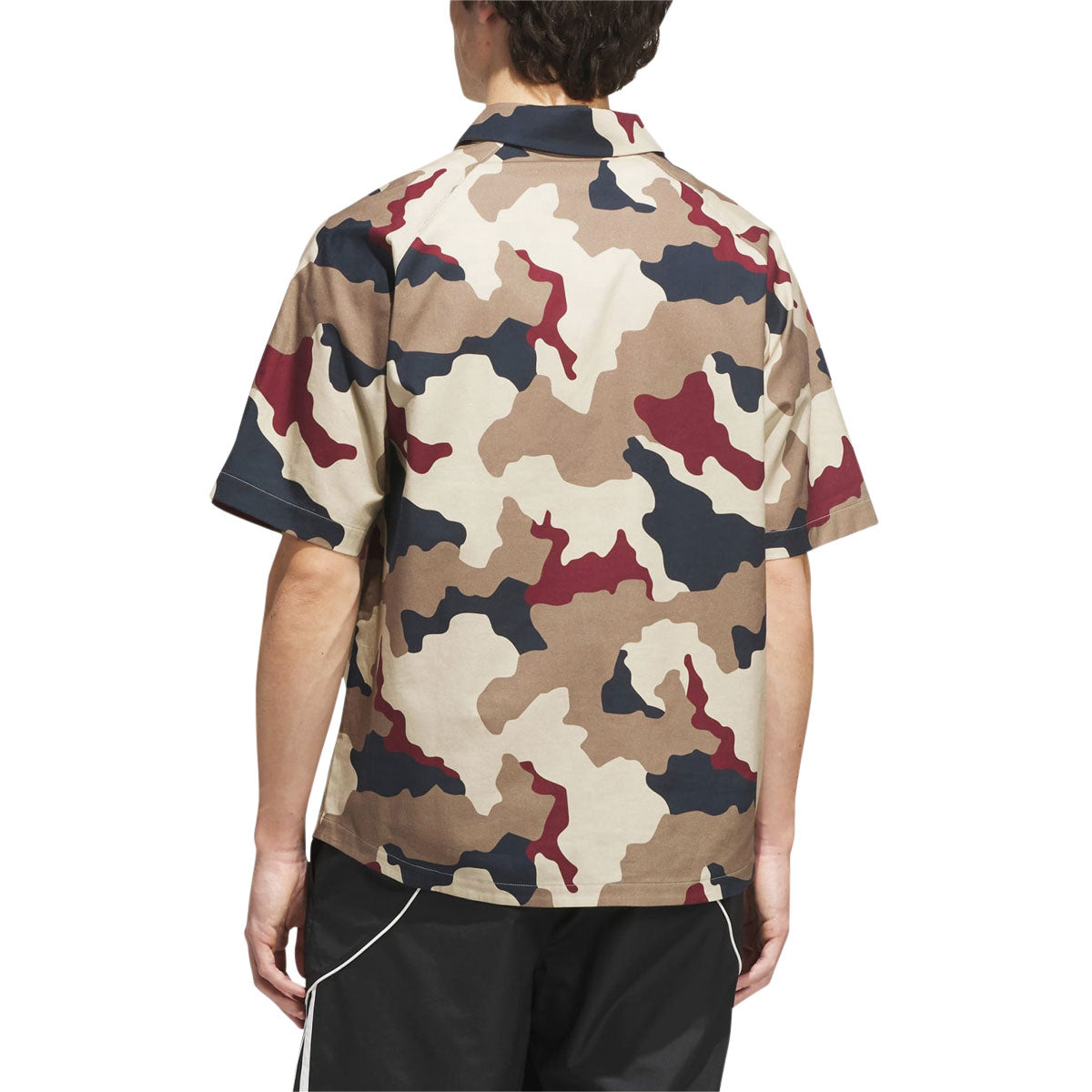 Adidas FS+ Shirt - Khaki Heather/Khaki/Aurora Ink/Shadow Red image 2