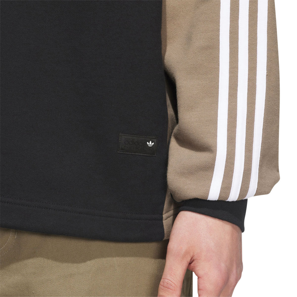 Adidas FS+ Crewneck Sweatshirt - Black/Khaki image 3