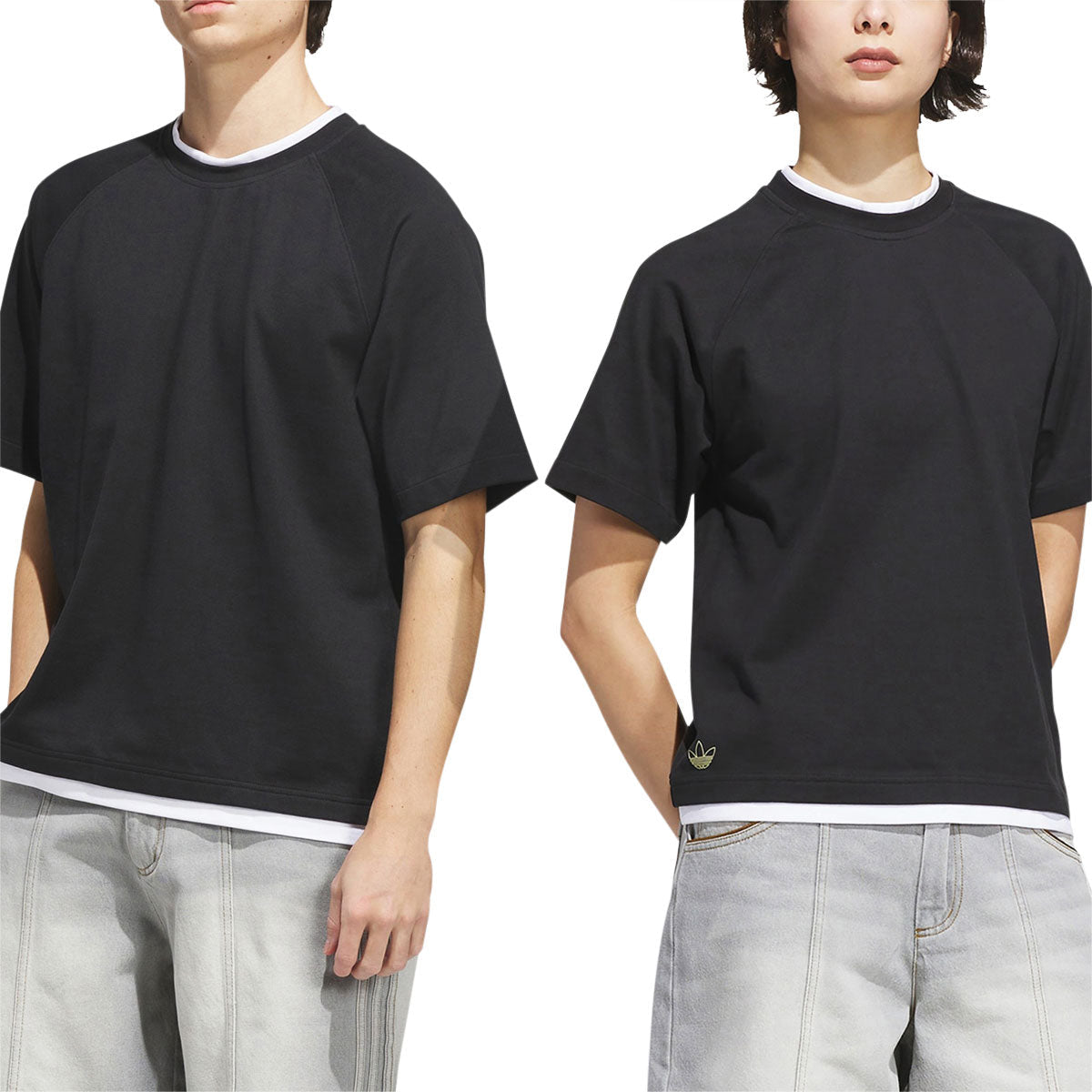 Adidas Tyshawn Premium T-Shirt - Black/White image 5