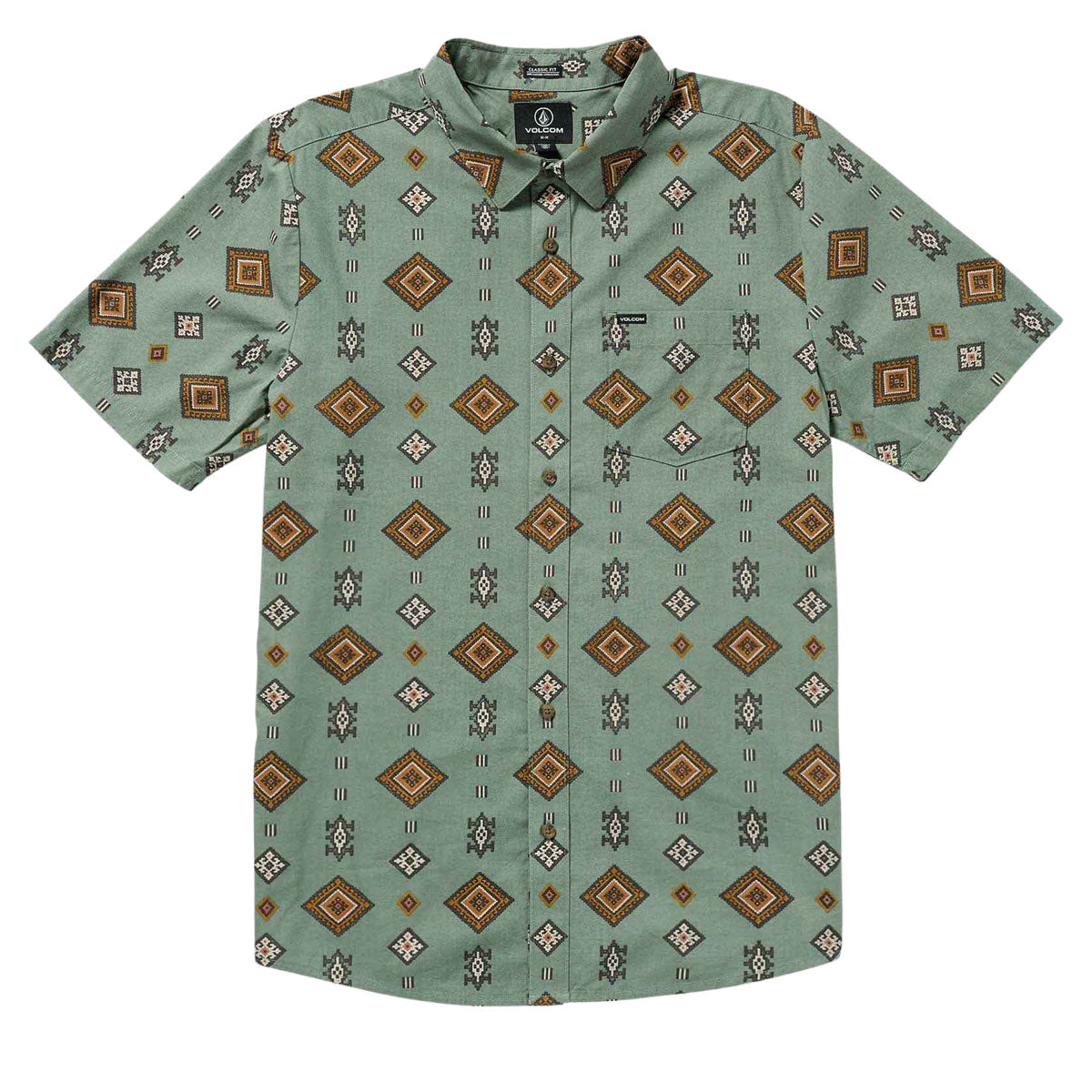 Volcom Desert Dobby Shirt - Light Olive image 4