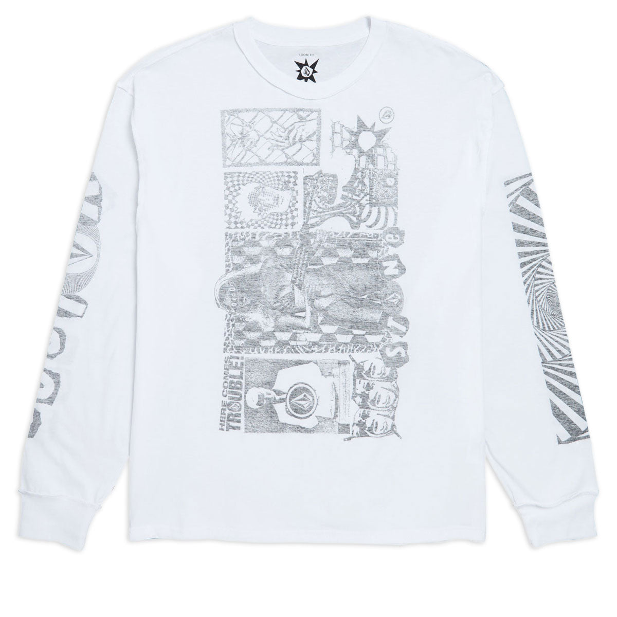 Volcom Povj Long Sleeve T-Shirt - White image 1