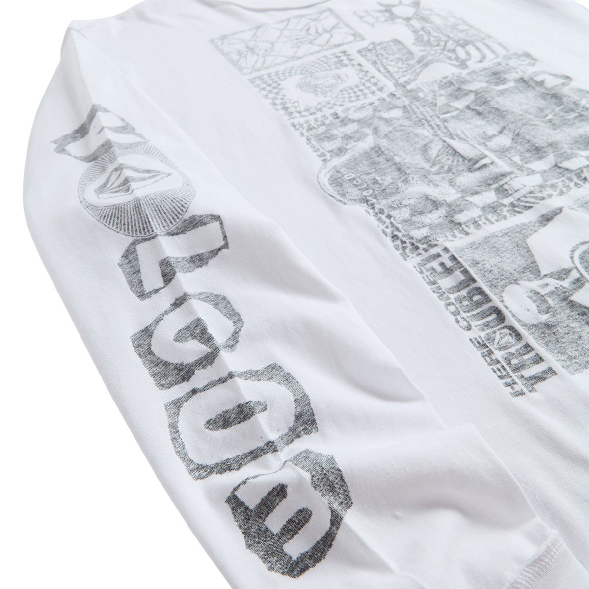 Volcom Povj Long Sleeve T-Shirt - White image 2