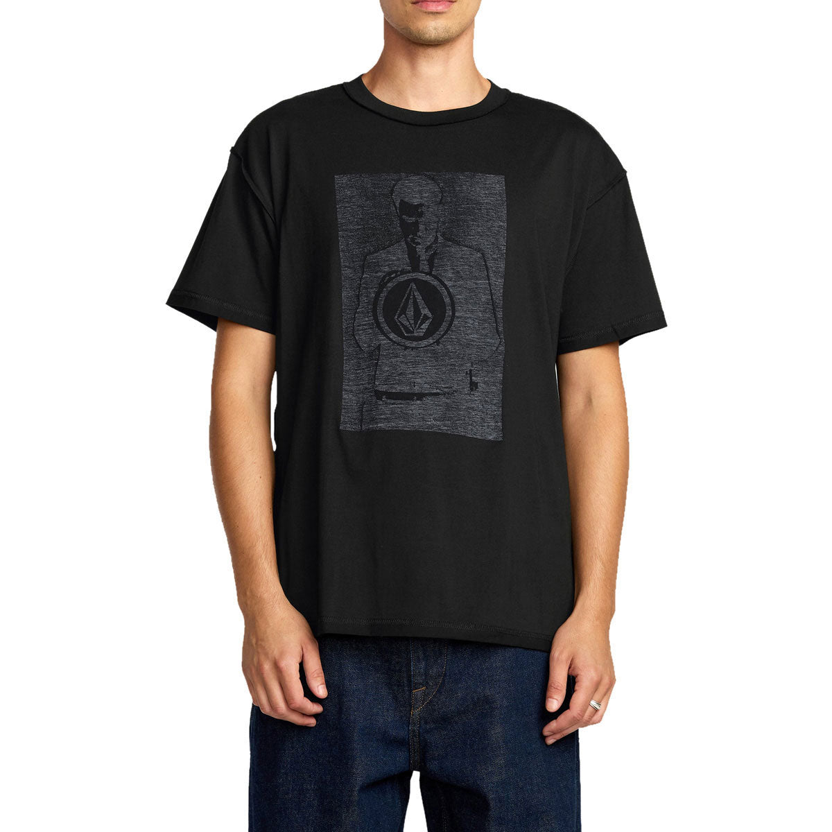 Volcom Povj T-Shirt - Black image 3