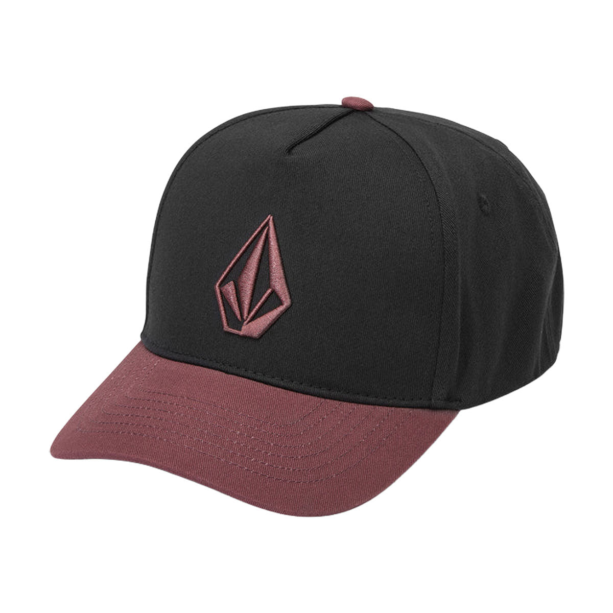 Volcom Embossed Stone Adj Hat - Merlot image 1