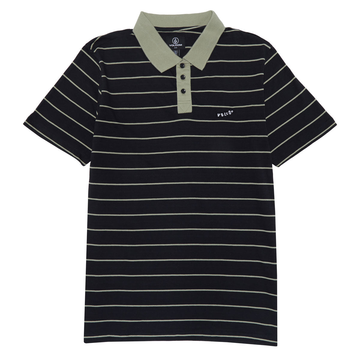 Volcom Ragstone Polo Shirt - Antique Black image 1