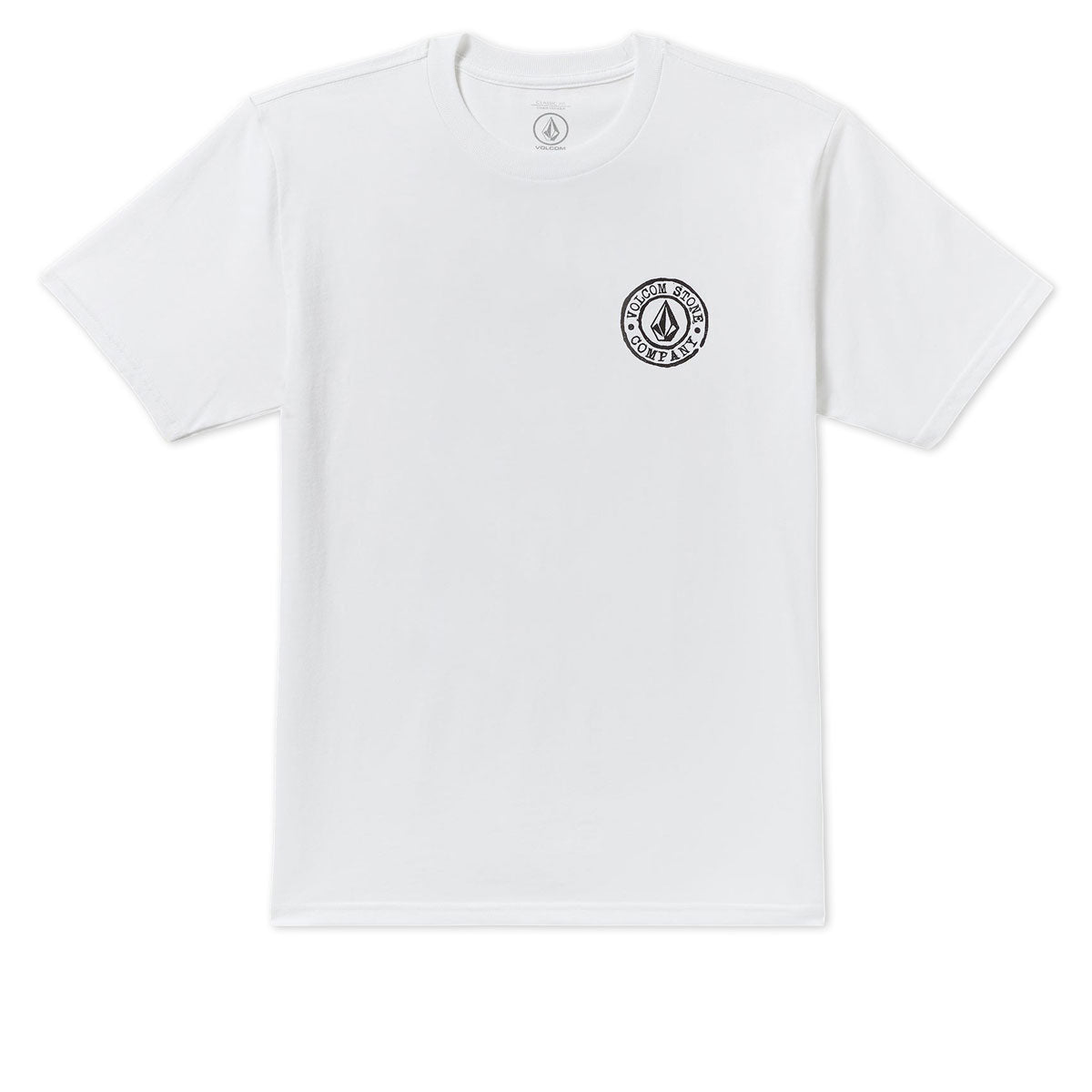 Volcom Logo Stamp T-Shirt - White image 1