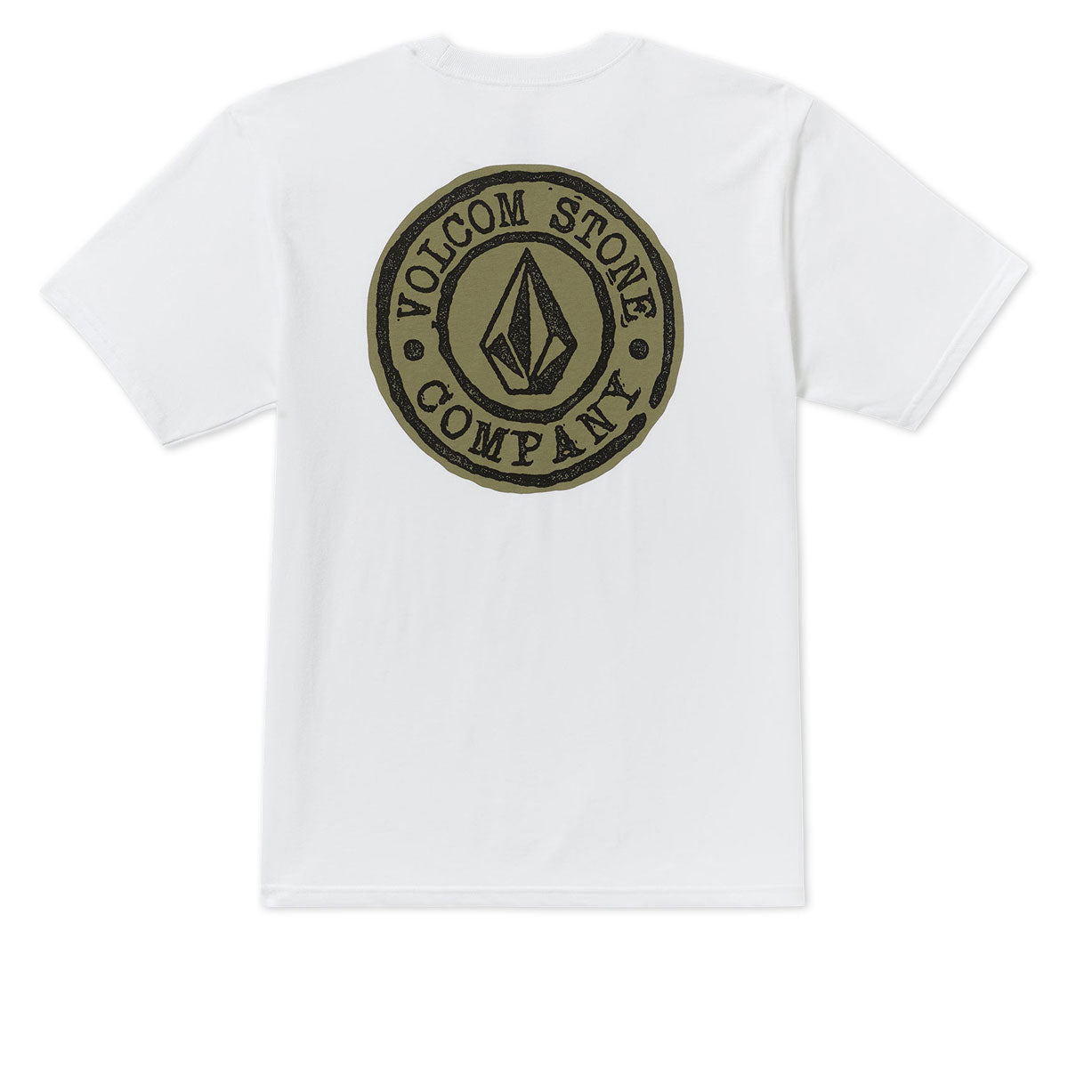Volcom Logo Stamp T-Shirt - White image 2