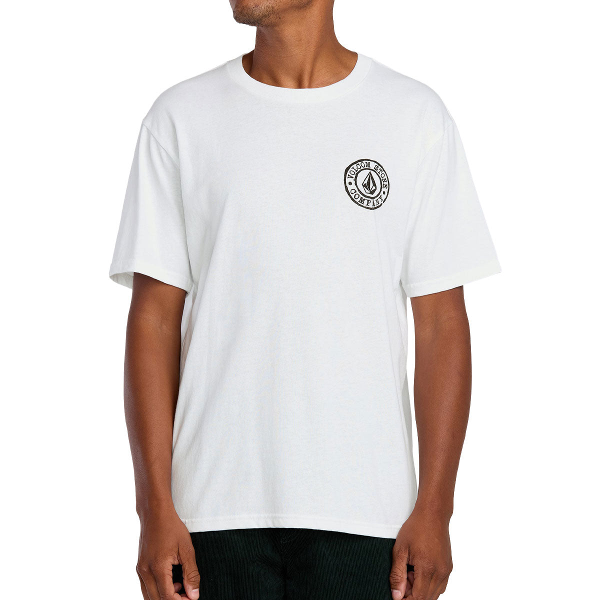 Volcom Logo Stamp T-Shirt - White image 3