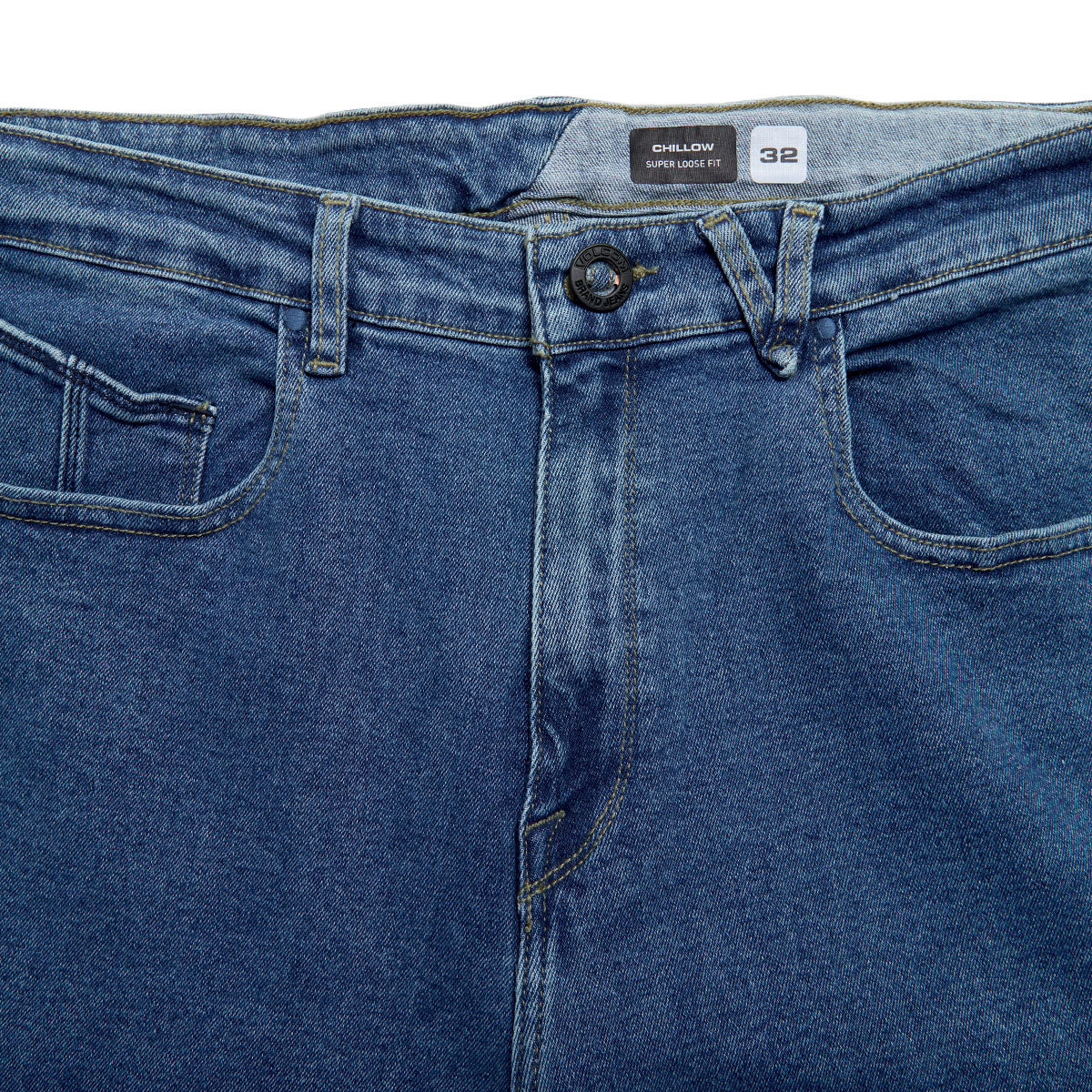 Volcom Chillow Denim Vs Pants - Deep River Blues image 4