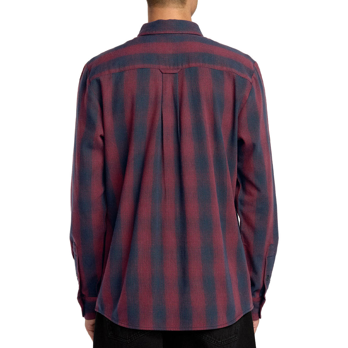 Volcom Shadowstone Long Sleeve Flannel Shirt - Navy image 2