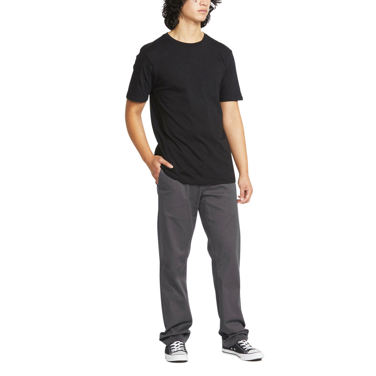 Volcom Frickin Modern Stretch Pants - Charcoal Heather 2026 image 4