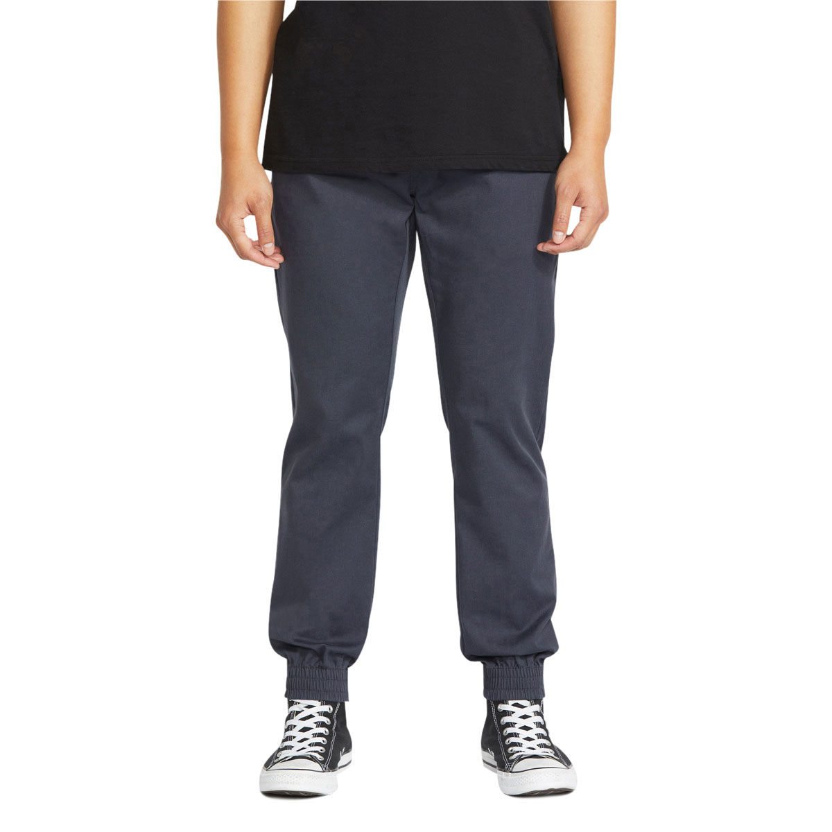 Volcom Frickin Slim Jogger Pants - Charcoal 2026 image 1