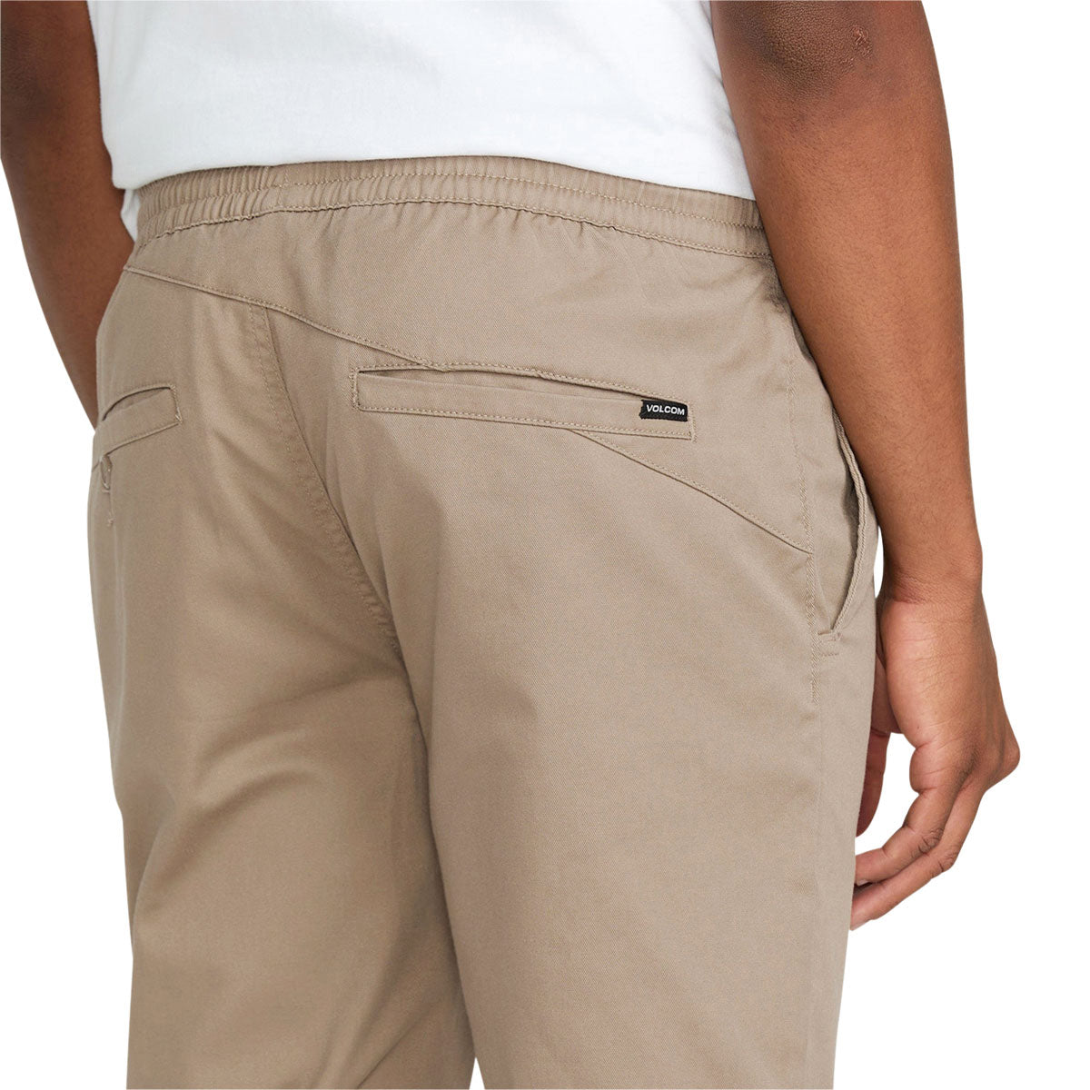 Volcom Frickin Slim Jogger Pants - Khaki 2026 image 3