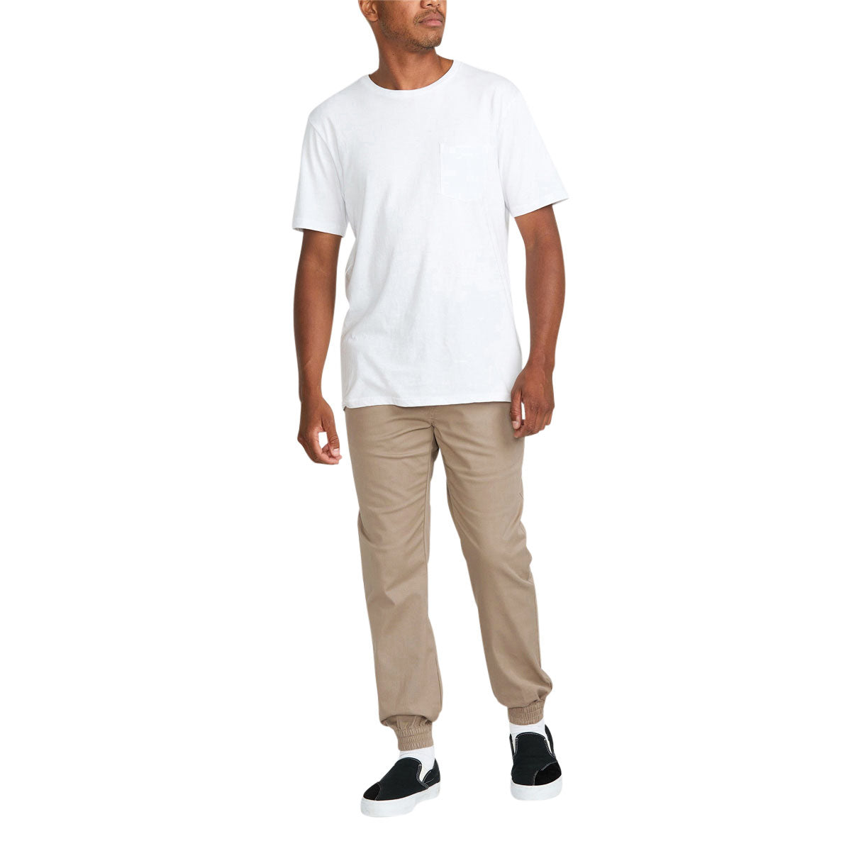Volcom Frickin Slim Jogger Pants - Khaki 2026 image 5
