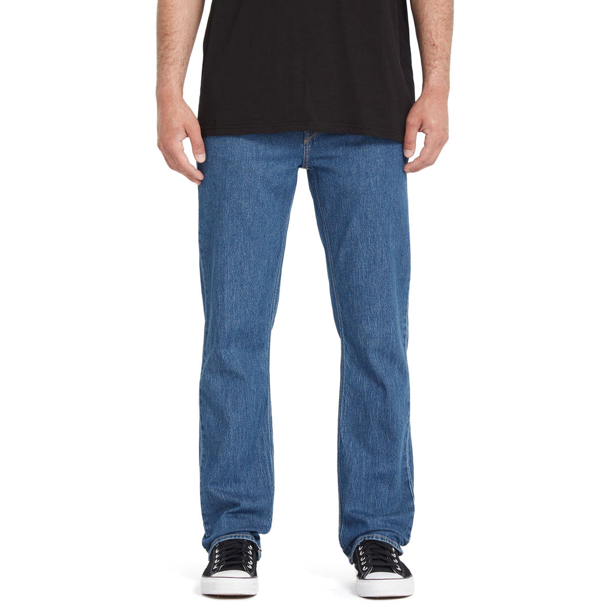 Volcom Solver Denim Jeans - Deep River Blues image 3