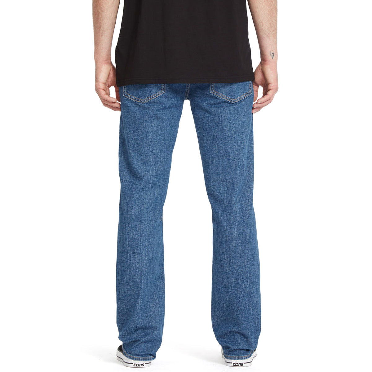 Volcom Solver Denim Jeans - Deep River Blues image 4