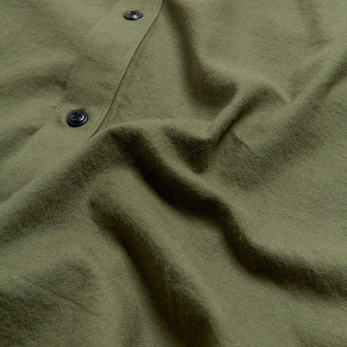 Volcom Caden Solid Long Sleeve Shirt - Dark Olive image 4