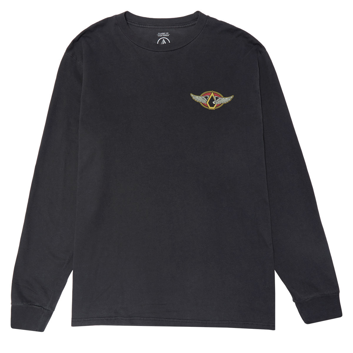 Volcom Wing It Long Sleeve T-Shirt - Antique Black image 2