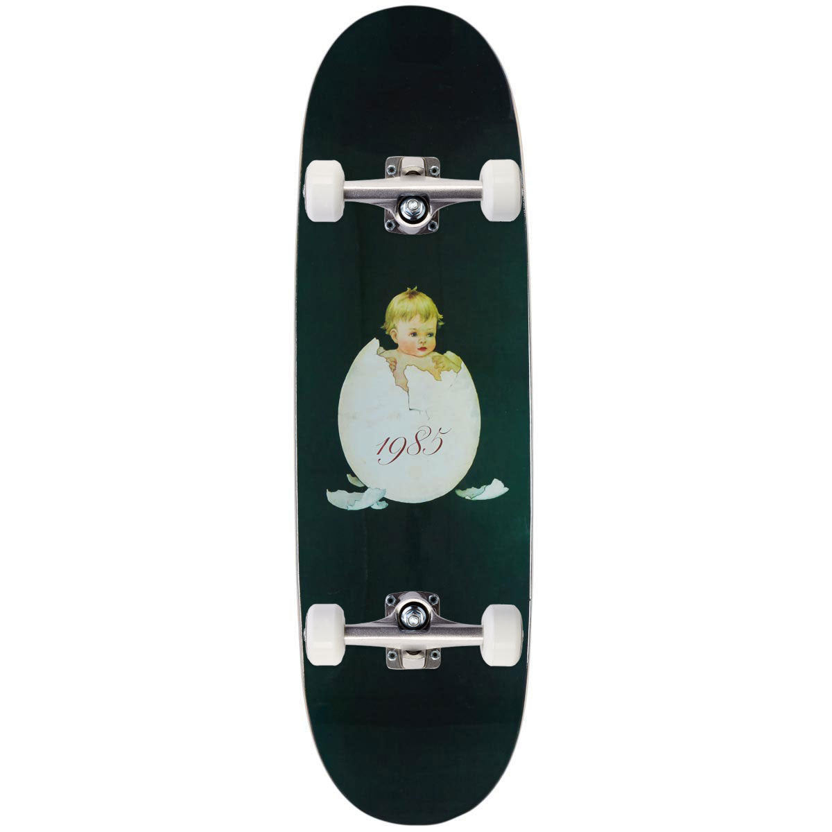 CCS 1985 Egg Shaped Skateboard Complete - Green - 9.00