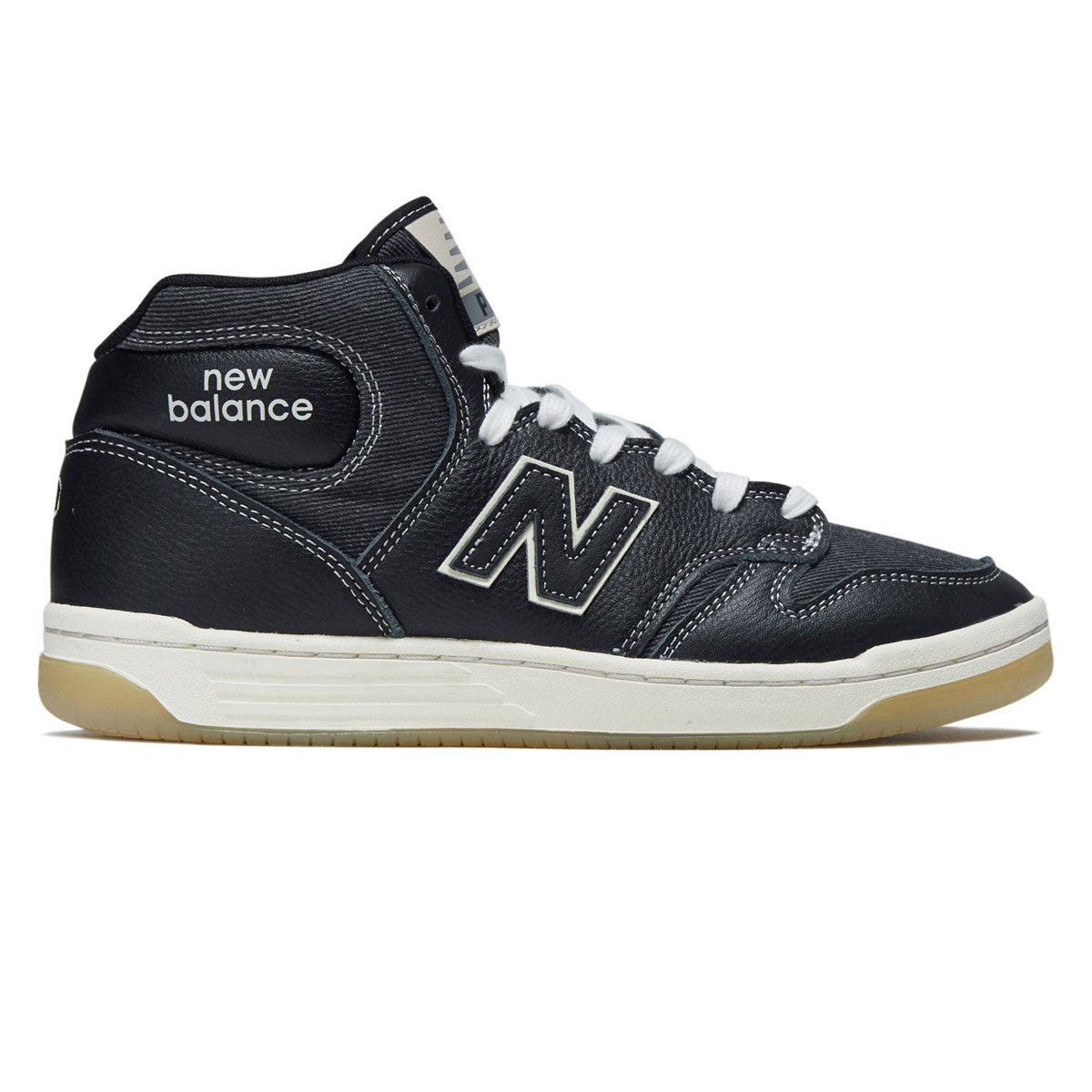 New Balance 480 Hi x Brooklyn Projects Shoes - Black image 1