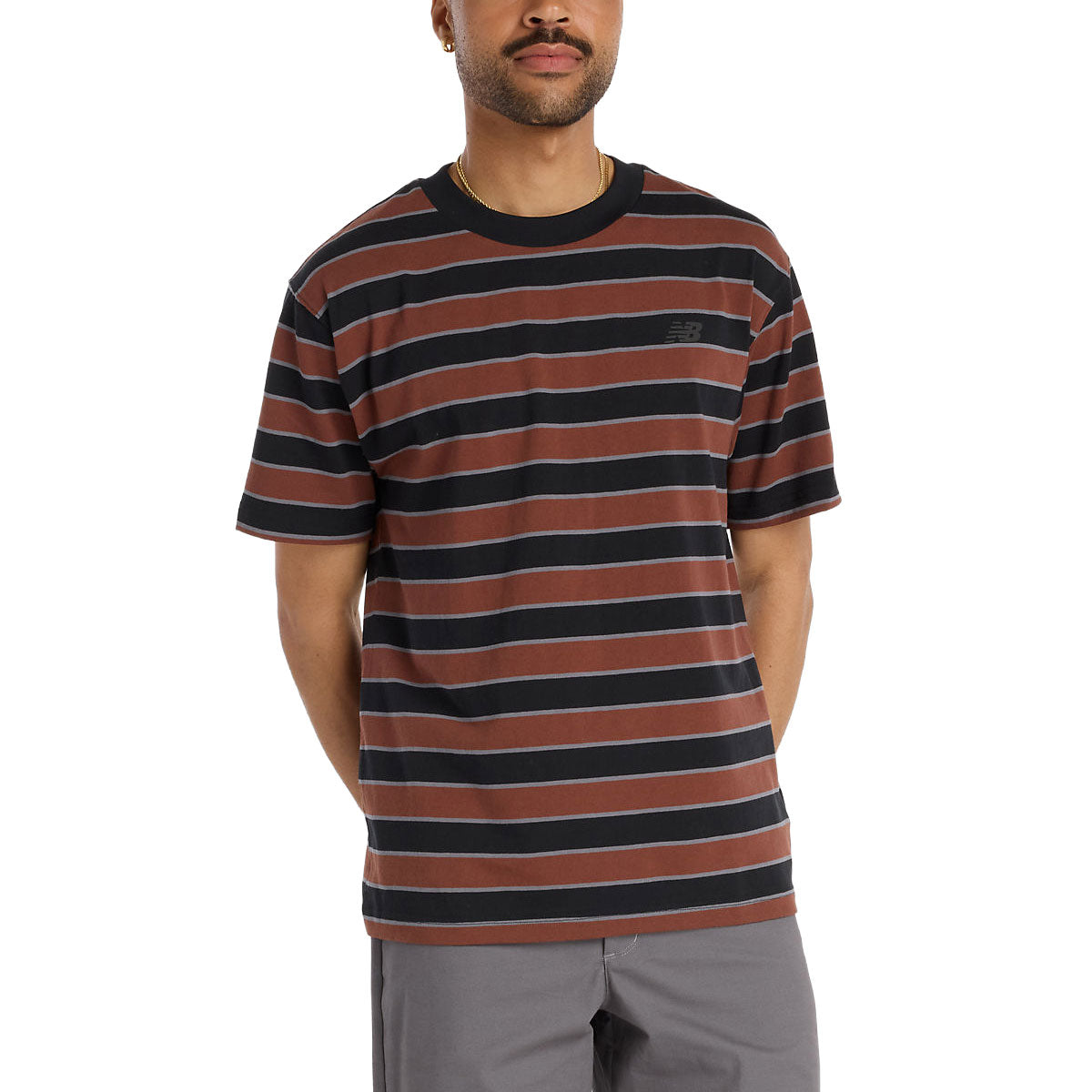 New Balance Numeric Thin Stripe T-Shirt - Black II image 2