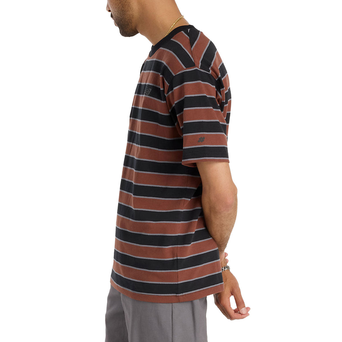 New Balance Numeric Thin Stripe T-Shirt - Black II image 3