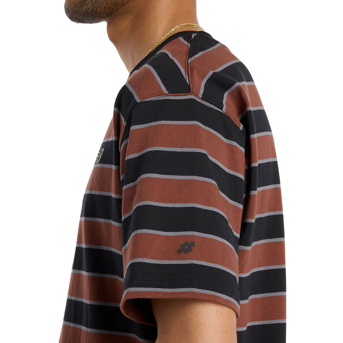 New Balance Numeric Thin Stripe T-Shirt - Black II image 4