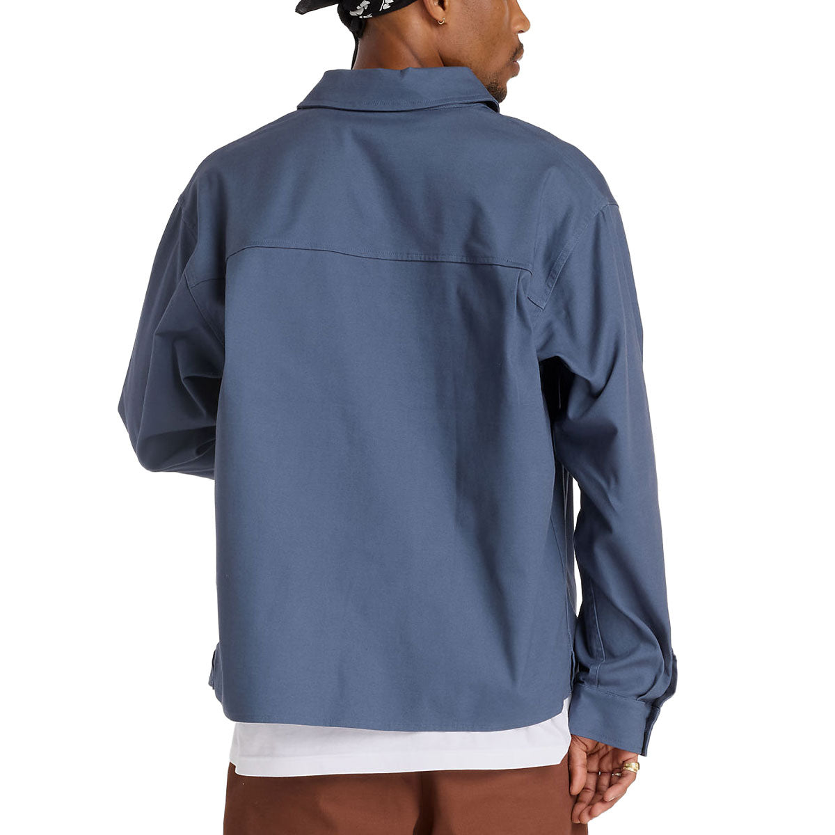 New Balance Numeric Button Up Long Sleeve Shirt - Blue image 2