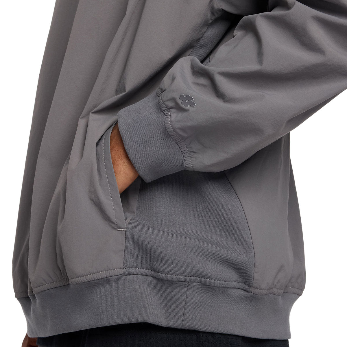 New Balance Numeric Woven Crew Sweatshirt - Castlerock image 3