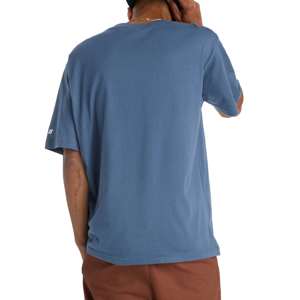 New Balance Numeric Linear Logo T-Shirt - Blue image 4