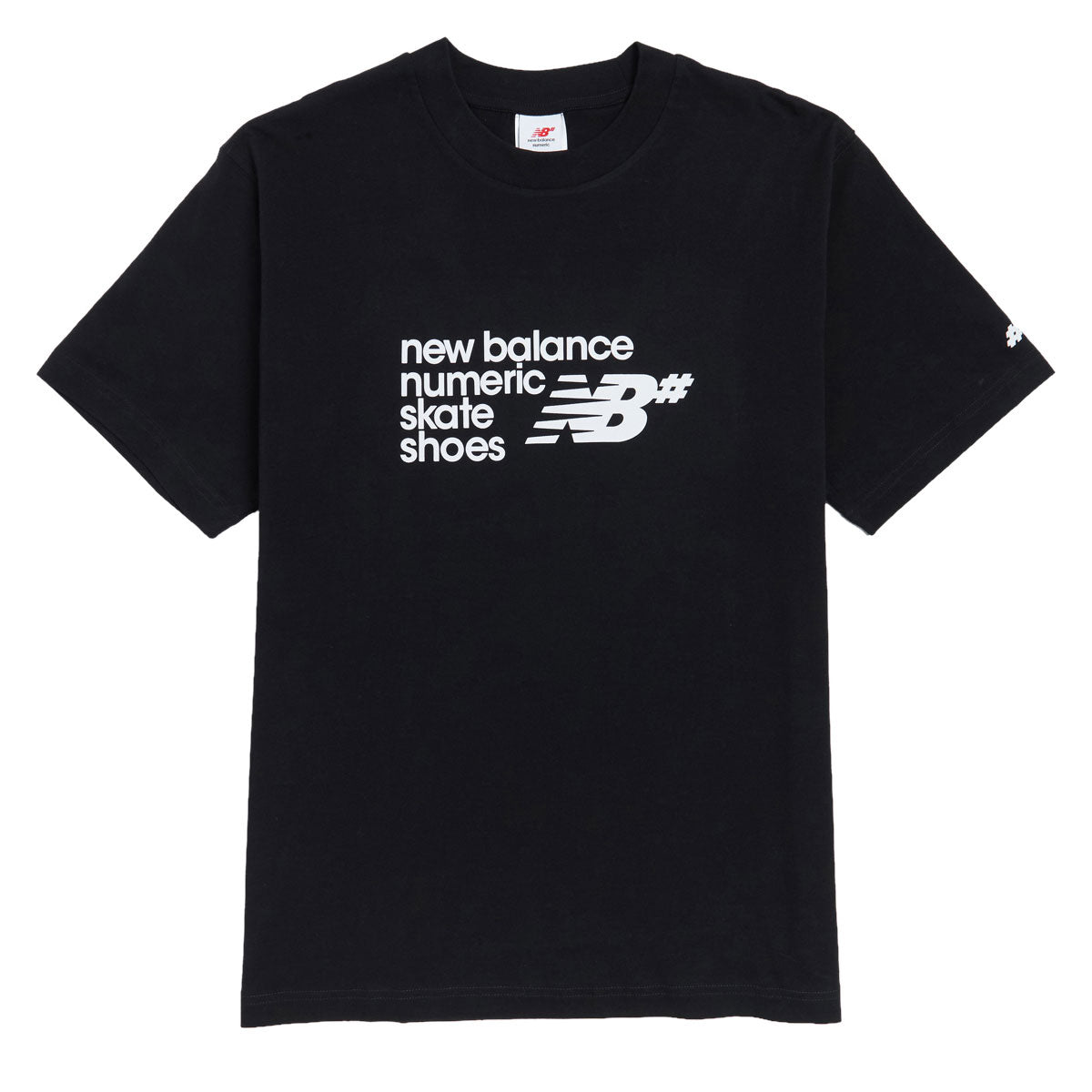 New Balance Numeric Stacked Graphic T-Shirt - Black image 1